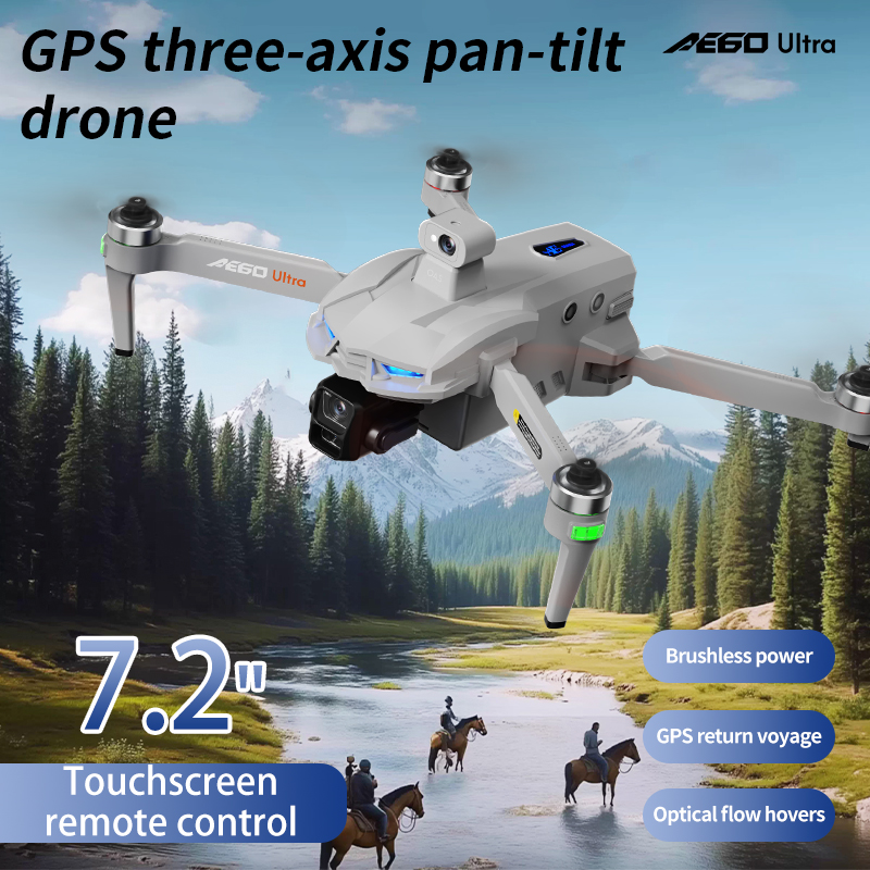 Drone GPS AE60 URTLA 2025 Kame - Drone Gps Mount ulasan dan harga