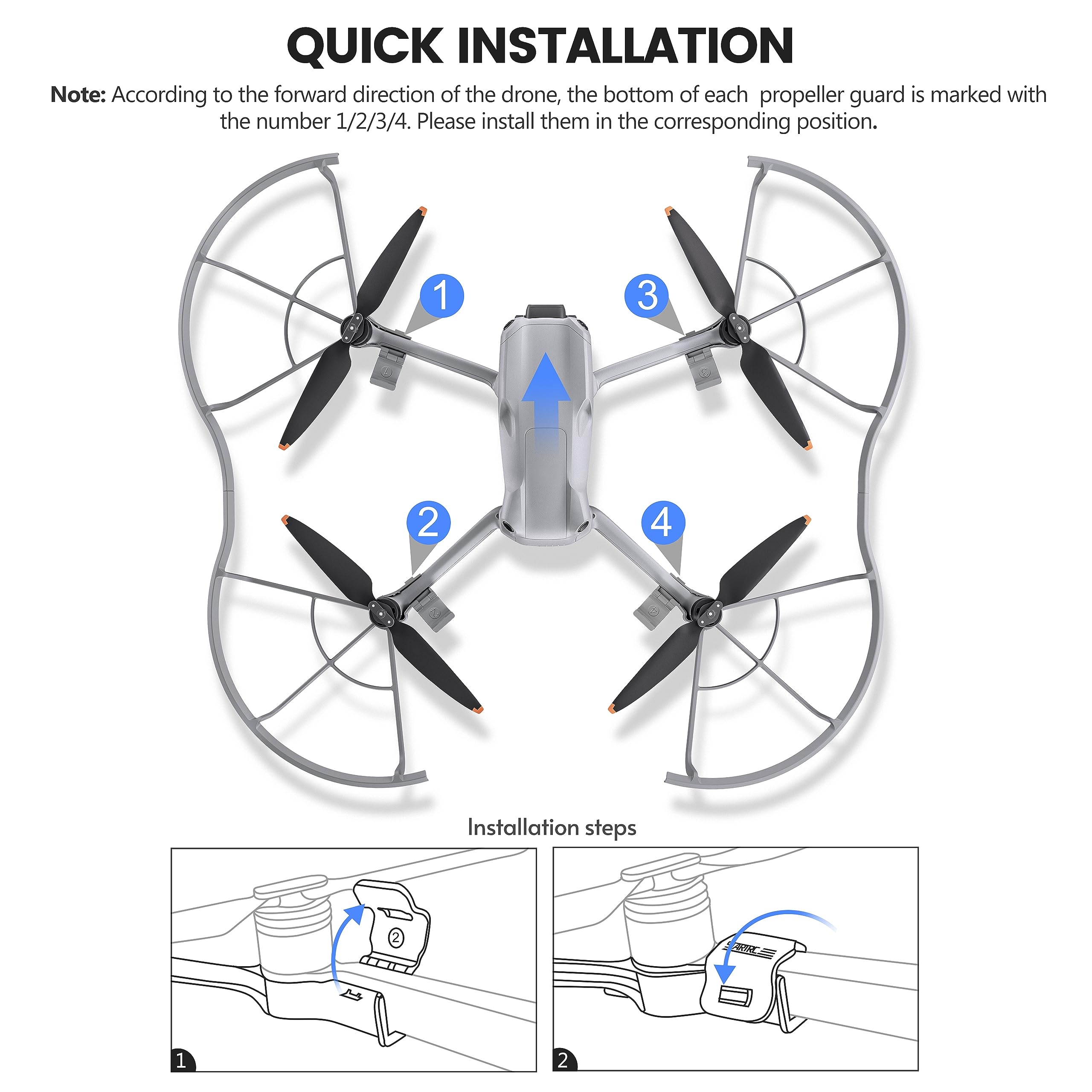 STARTRC Pelindung Baling-Balin - Drone Propeller Guard ulasan dan harga