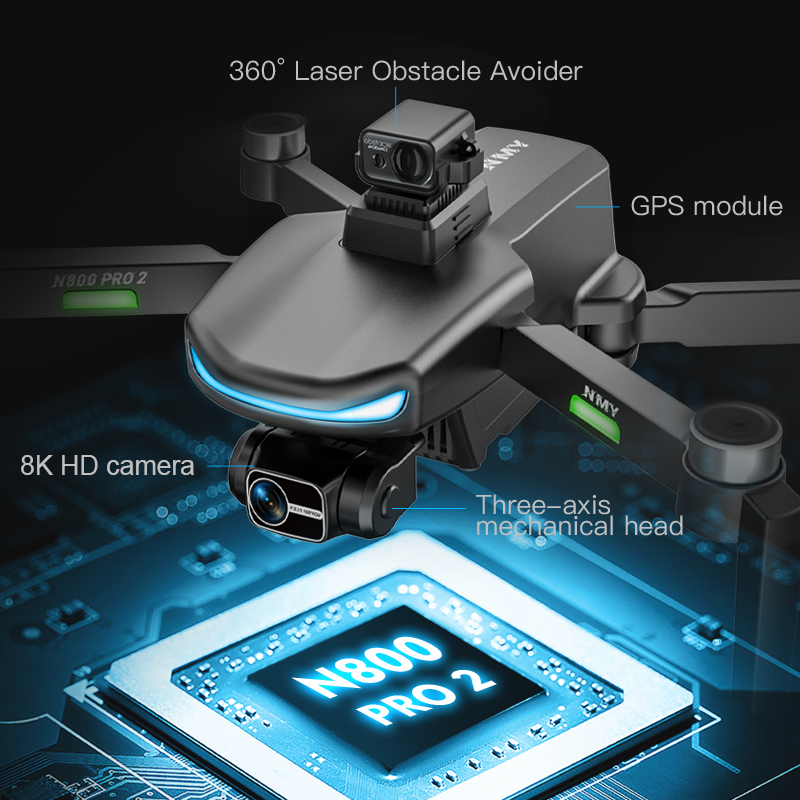 N800 PRO 2 Drone GPS Profesion - Drone Gps Mount ulasan dan harga