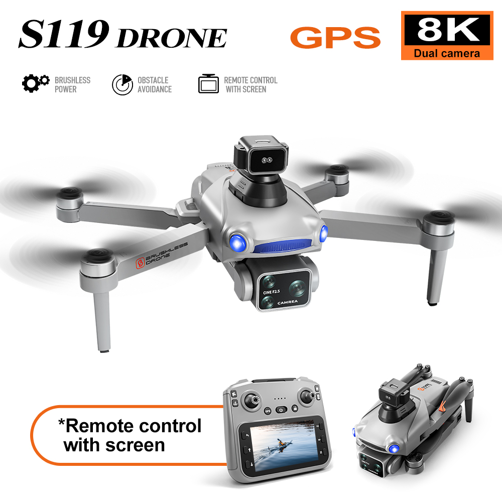 Drone S119 Ultra Long Enduranc - Drone Gps Mount ulasan dan harga
